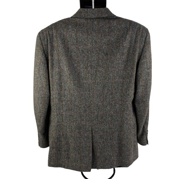 Mens Jos. A. Bank Camel Hair Herringbone Sport Coat Blazer Jacket Size 40S Short - Picture 3 of 9